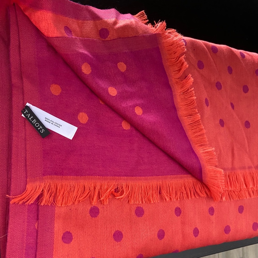 Talbots Reversible scarf/shawl